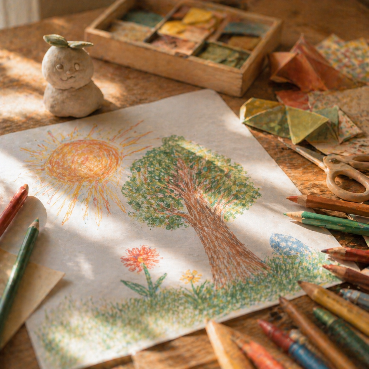 遊びの中で生きる力を - 創作の道具